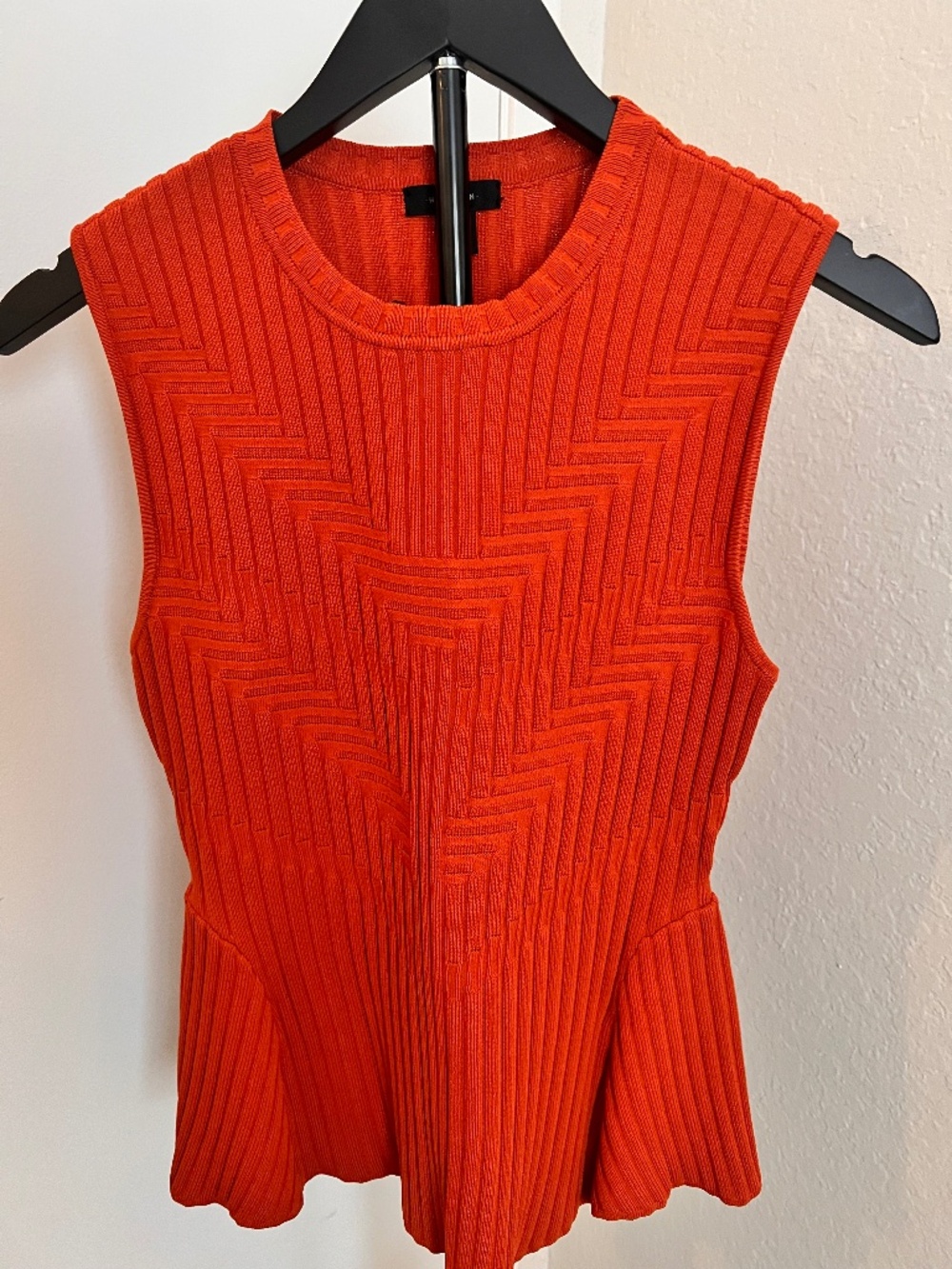 Halogen Sleeveless Peplum Sweater | Size Small